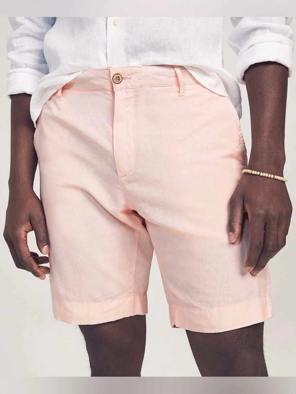 Faherty Pink Linen Blend Shorts NWT Coastal Resort Vacation Summer Style‎ SZ 40